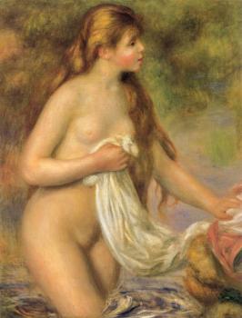 皮埃爾 奧古斯特 雷諾阿 Bather with Long Hair